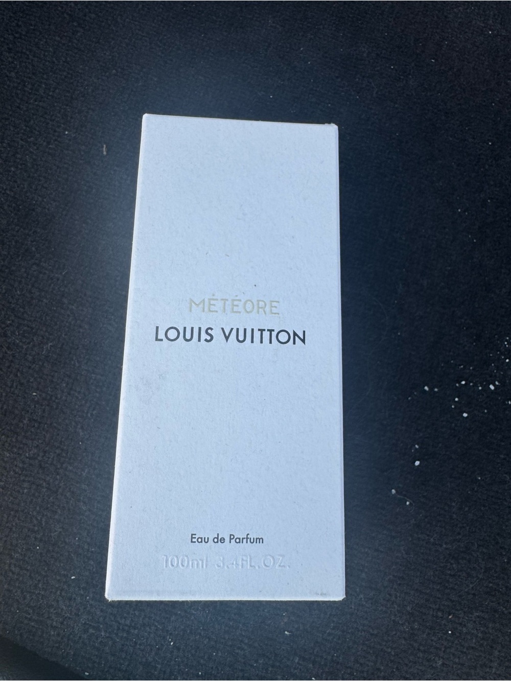 Louis Vuitton White Box with Gold Text